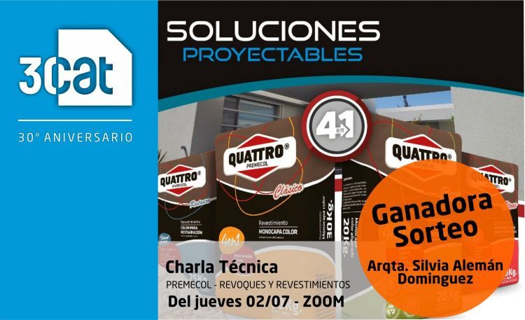 Ganadora Sorteo Charla Técnica Online del 02/07 SORTEO_SOLUCIONS_PROYECTABLES