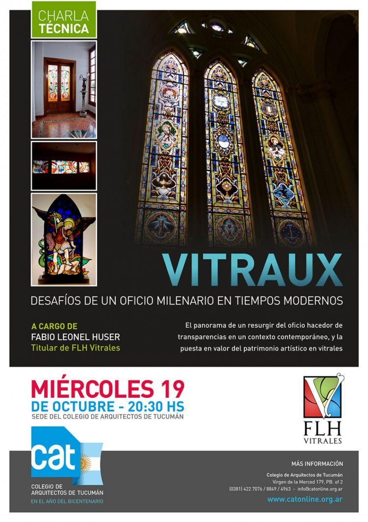 Charla Técnica: VITRAUX Mailing_Vitraux