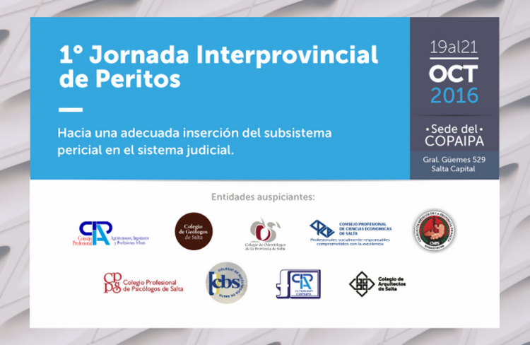 Jornadas interprovinciales de Peritos Judiciales JORNADA_PERITOS_JUDICIALES