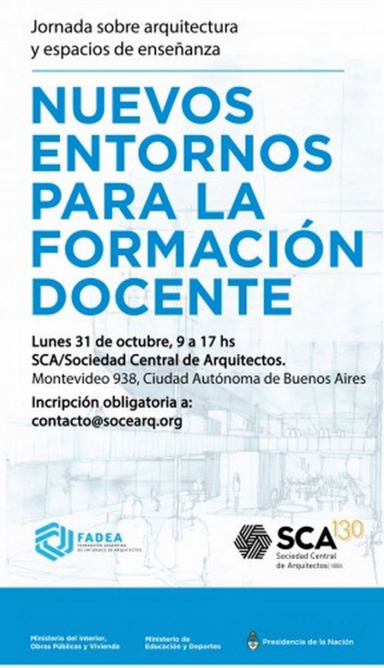 Jornada sobre arquitectura y espacio de enseñanza / SCA ENTORNOS_2