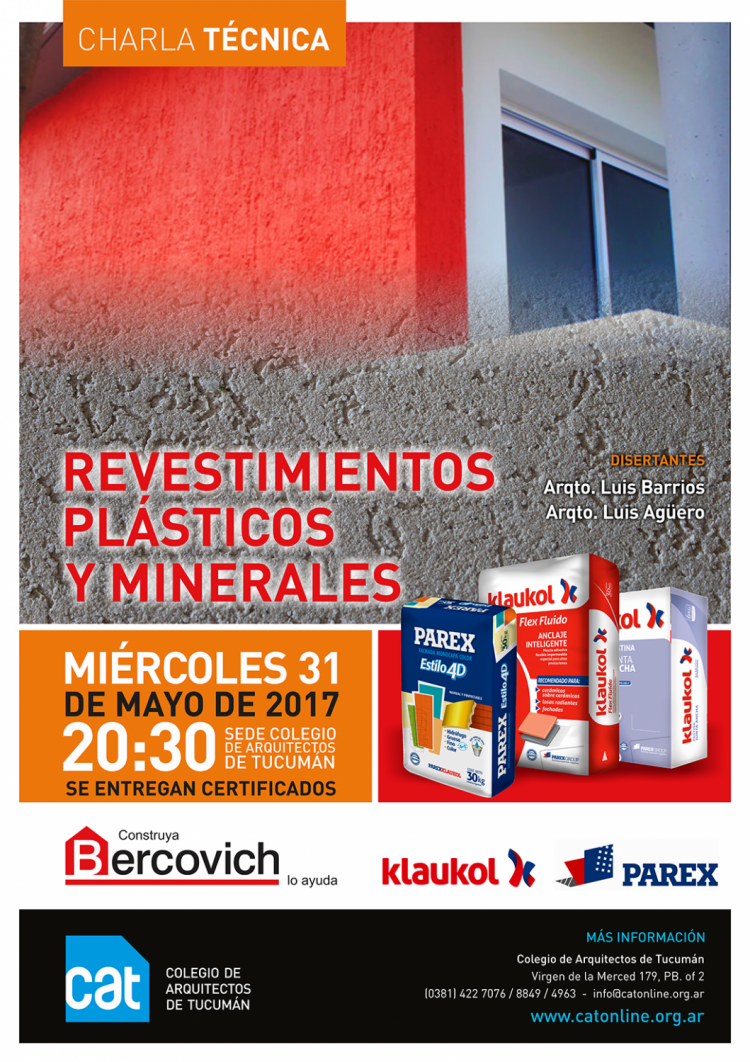 Charla Técnica: Klaukol / Parex MAILING_KLAUKOL