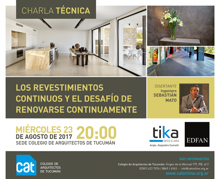 Charla Técnica: Revestimientos continuos MAILING_MICROCEMENTO
