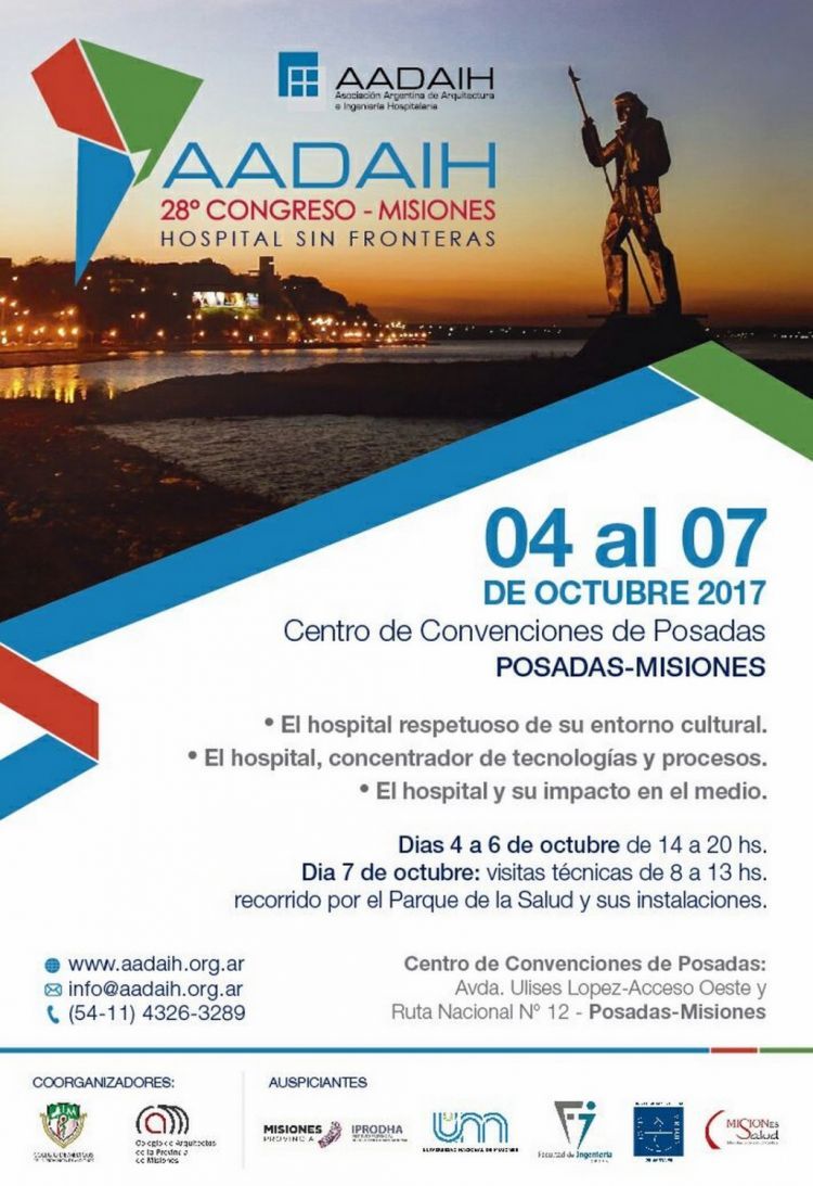 28º Congreso Latinoamericano de Arquitectura e Ingeniería Hospitalaria FLYER_AADAIH