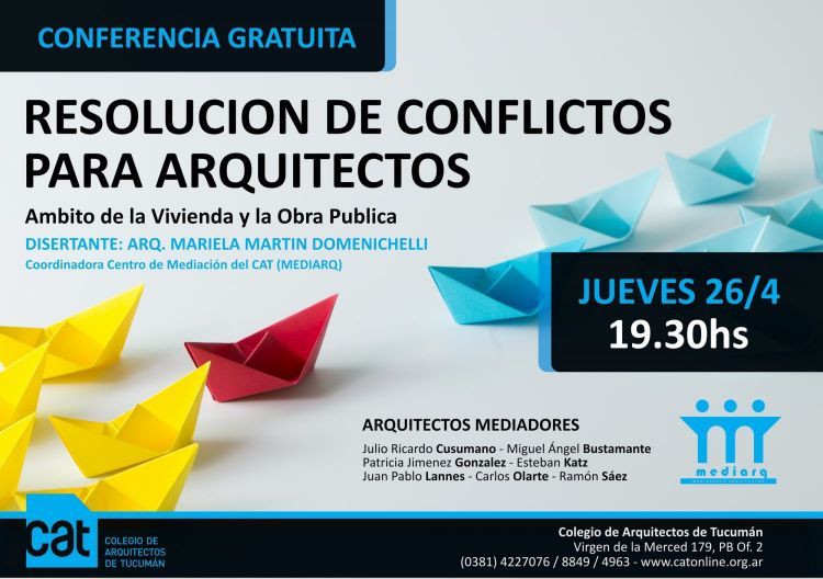 Conferencia de Mediación CONFERENCIA_MEDIARQ