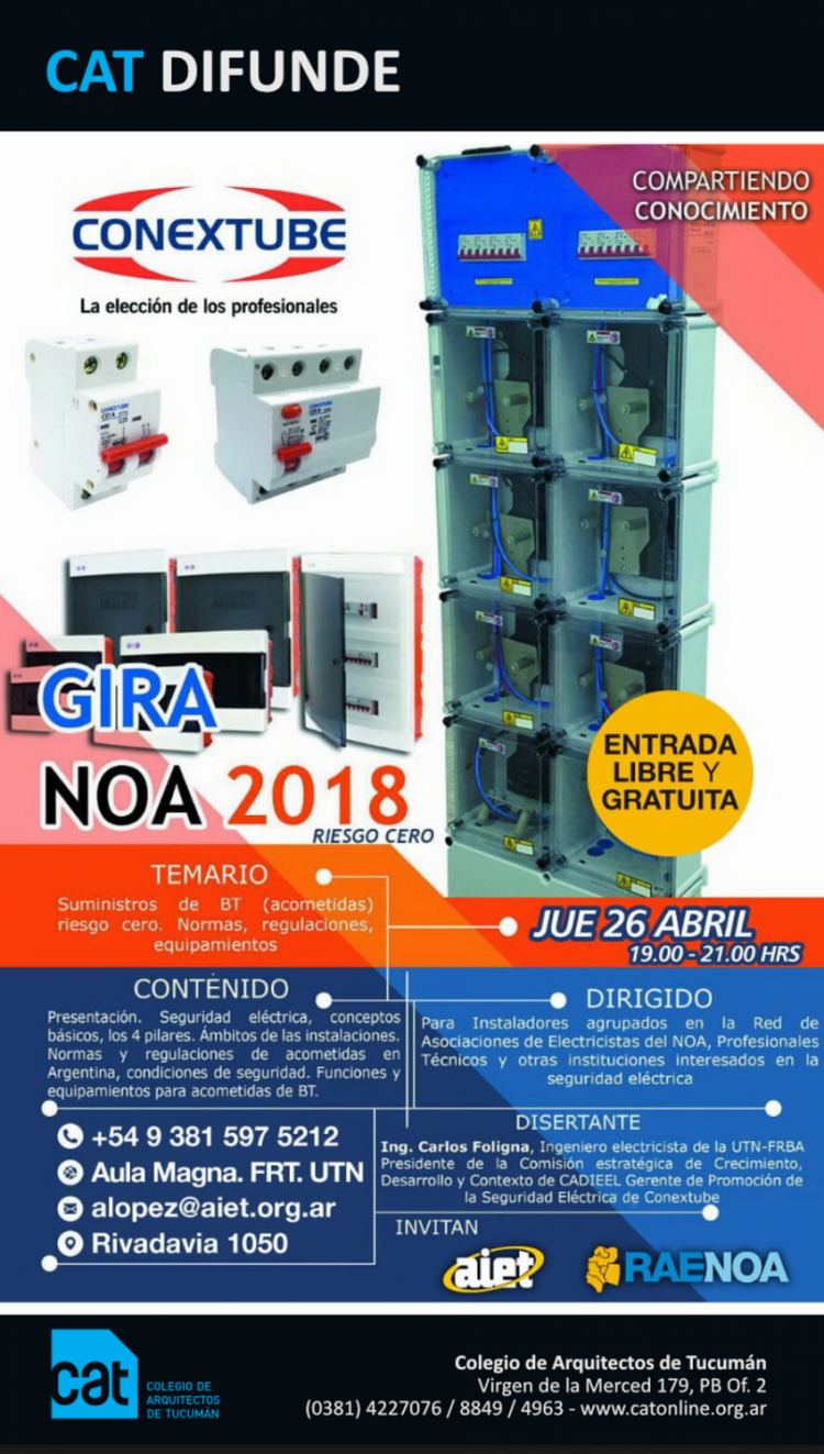 Charla Tecnica de Instalaciones Electricas / UTN CAT_DIFUNDE_CONEXTUBE