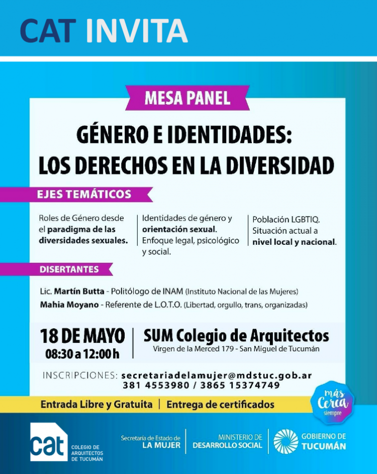 Mesa Panel: Género e Identidades. Los derechos en la diversidad MESA_PANEL