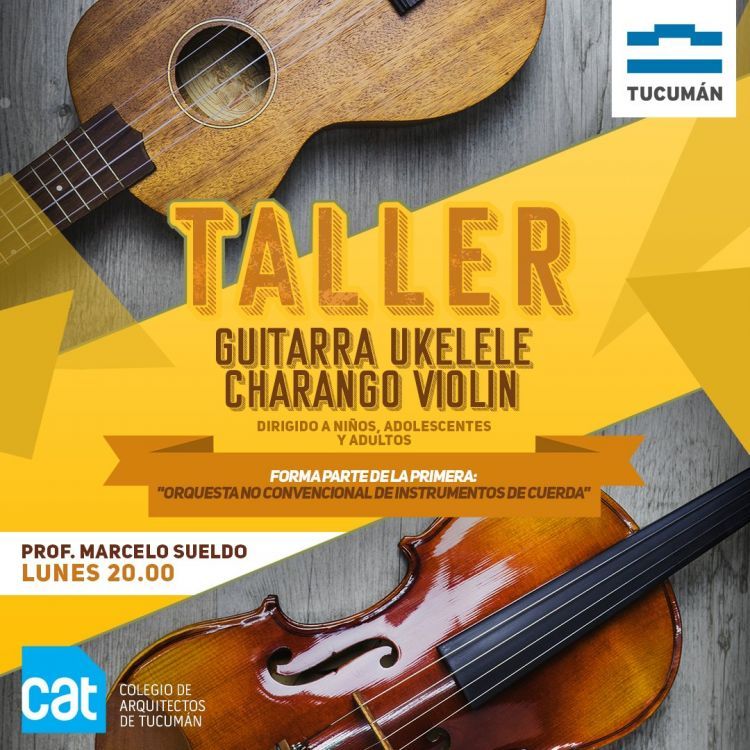 Taller de Guitarra, Ukelele, Charango y Violín. TALLER_DE_INSTRUMENTOS_DE_CUERDAS