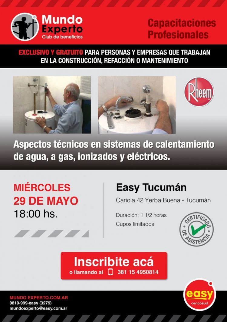 Capacitación EASY: Sistemas de Calentamiento de Agua RHEEM Rheem_Mundo_Experto_1