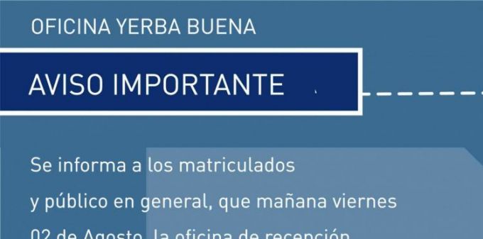 AVISO_IMPORTANTE_-_YERBA_BUENA_CERRADA