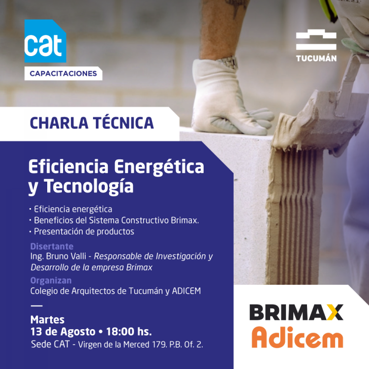 Charla Técnica: Eficiencia Energética y Tecnología MAILING_BRIMAX