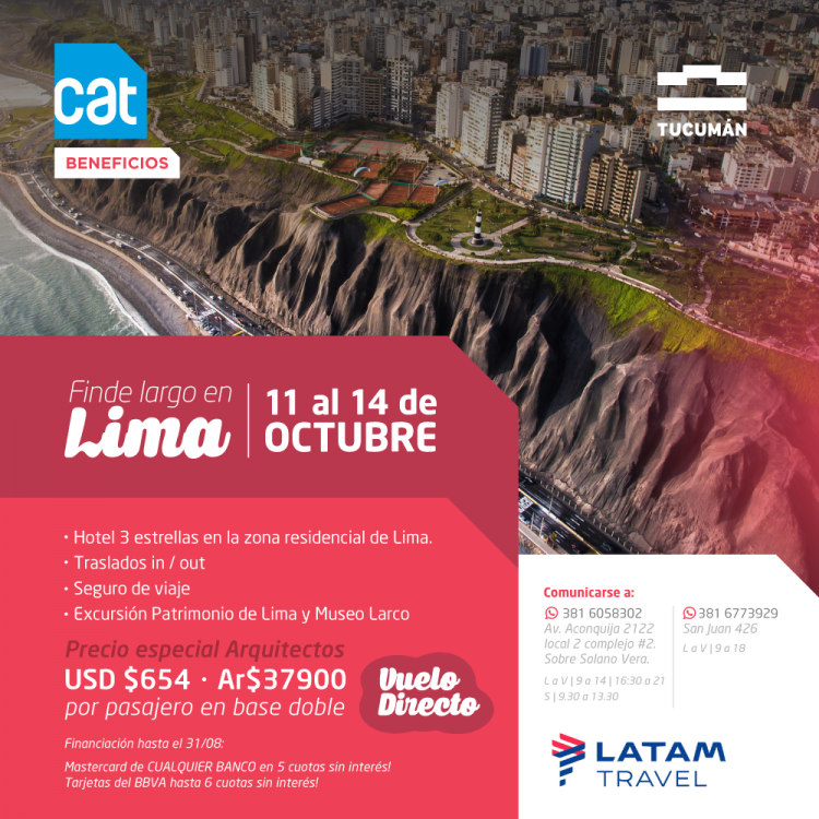 Nuevo Beneficio LATAM TRAVEL MAILING_LATAM_TRAVEL_-_LIMA