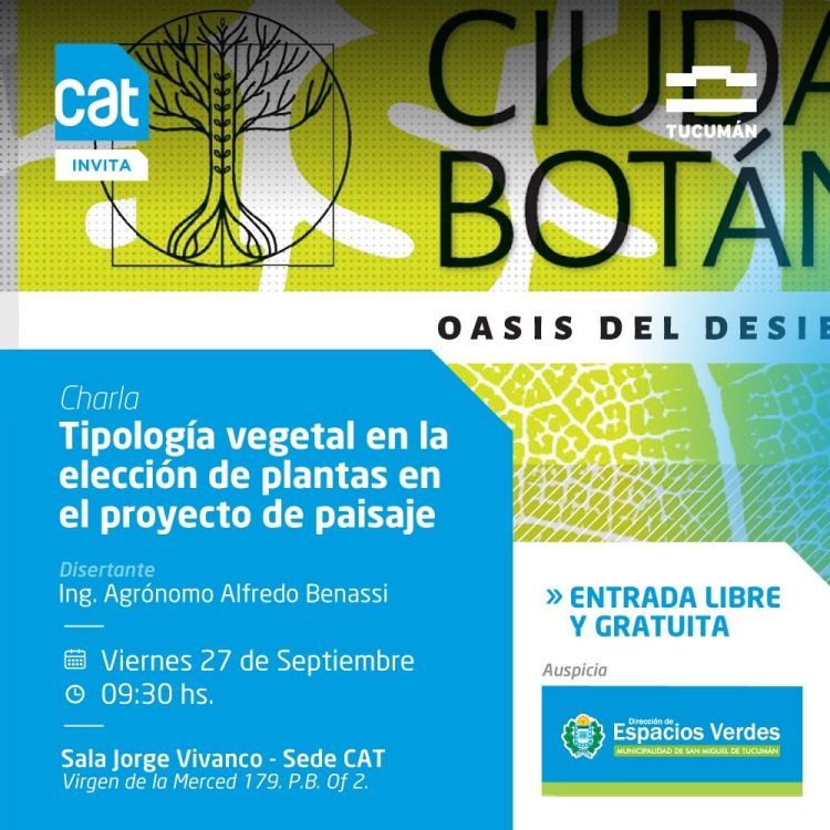Charla: Tipología vegetal en la elección de plantas en el proyecto del paisaje CHARLA_TIPOLOGIA_VEGETAL