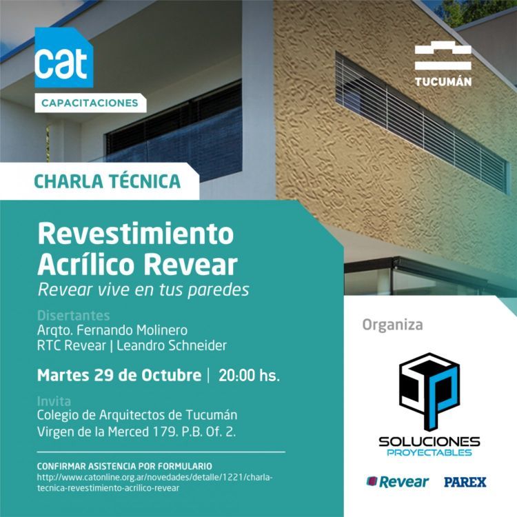 Charla Técnica: Revestimiento Acrílico Revear REVEAR