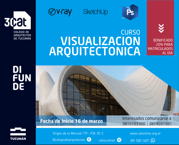 CAT Difunde: Curso Visualización Arquitectónica VISUALIZACION_ARQUITECTONICA