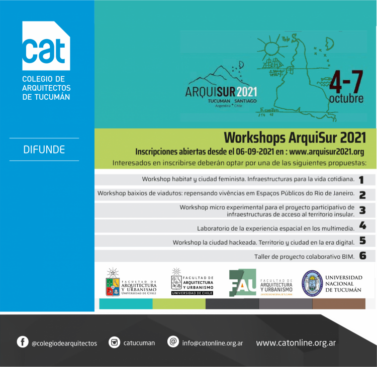 Arquisur 2021 / Conferencias / Conversatorios / Cronograma ARQUISUR_2021