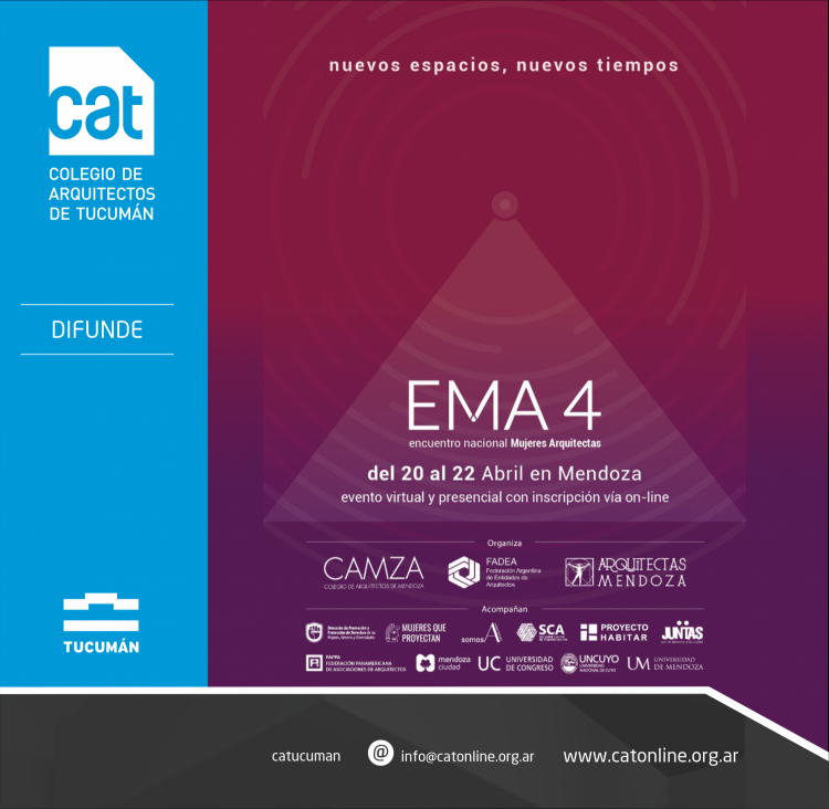 4to. Encuentro de Mujeres Arquitectas EMA_4_-_MENDOZA
