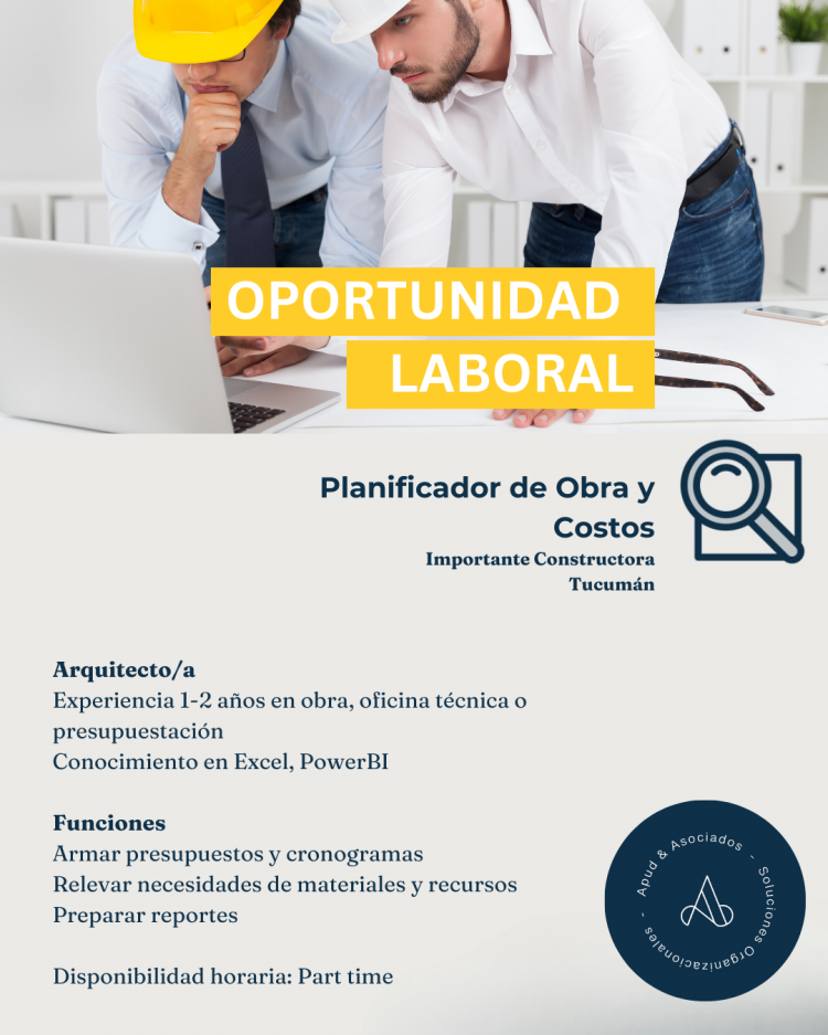 Apud & Asociados Placa_Planificador_Arquitecto