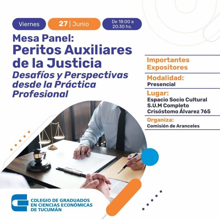 Mesa panel: Peritos Auxiliares de la Justicia MESA_PANEL_-_PERITOS