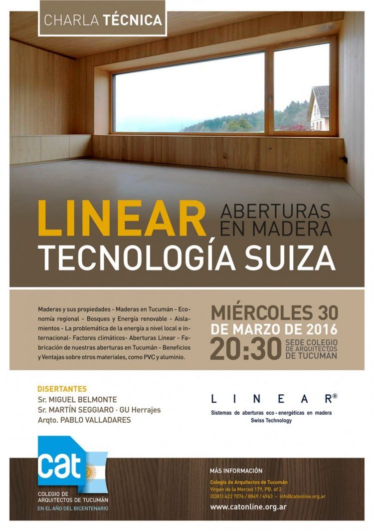 Charla Técnica: Empresa LINEAR LINEAR_ABERTURAS