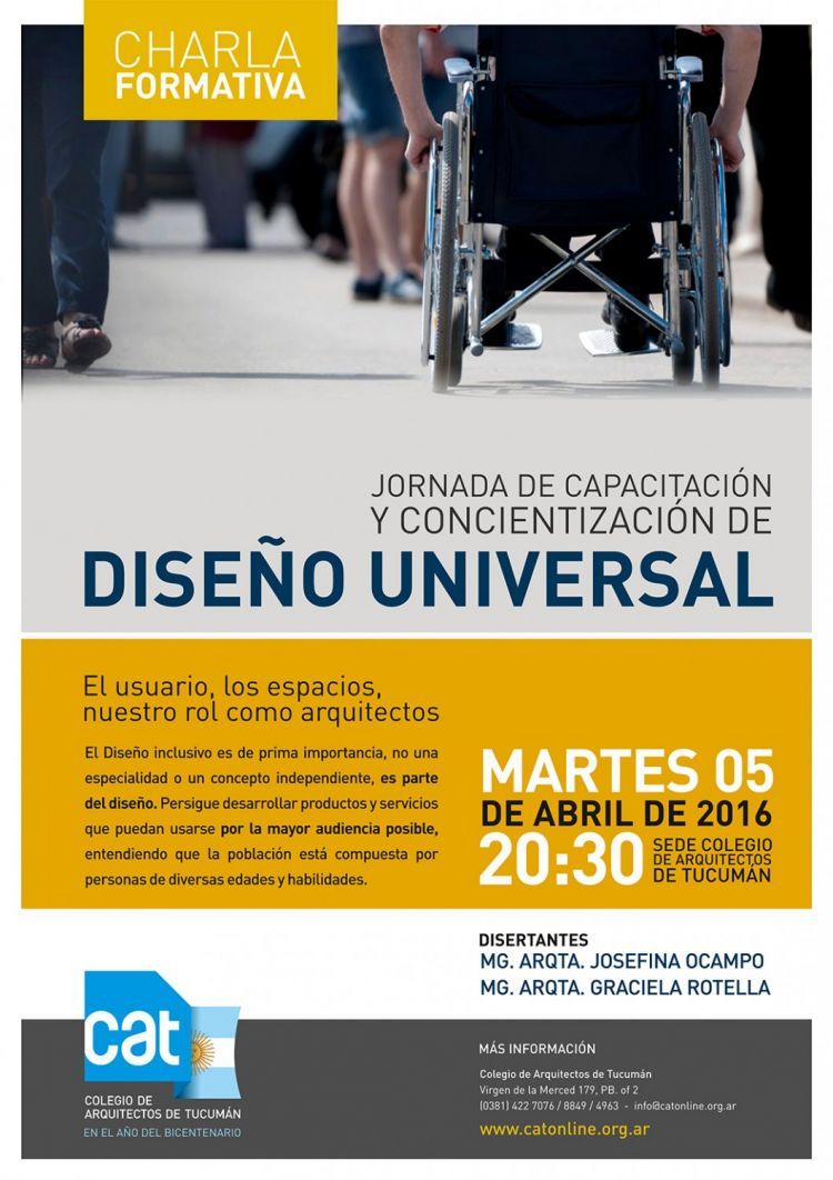 Charla Formativa: Diseño Universal Mailing_DiseyoUniversal