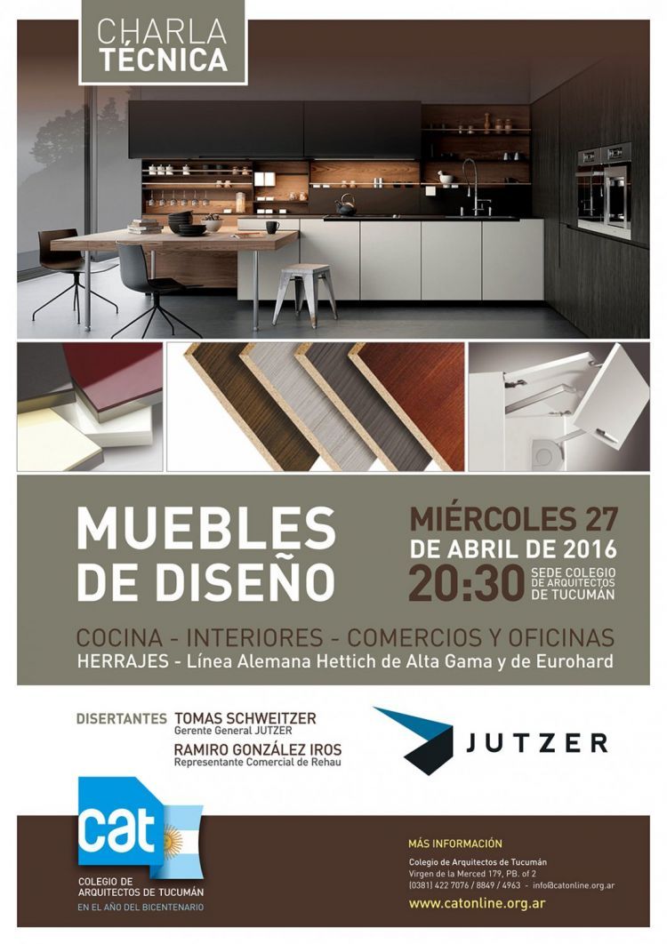 Charla Técnica: Muebles de Diseño MUEBLES