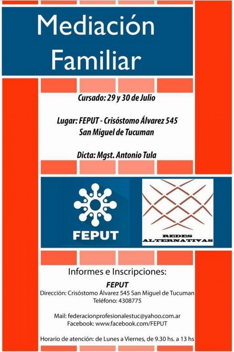 Curso de Mediación Familiar MEDIACION
