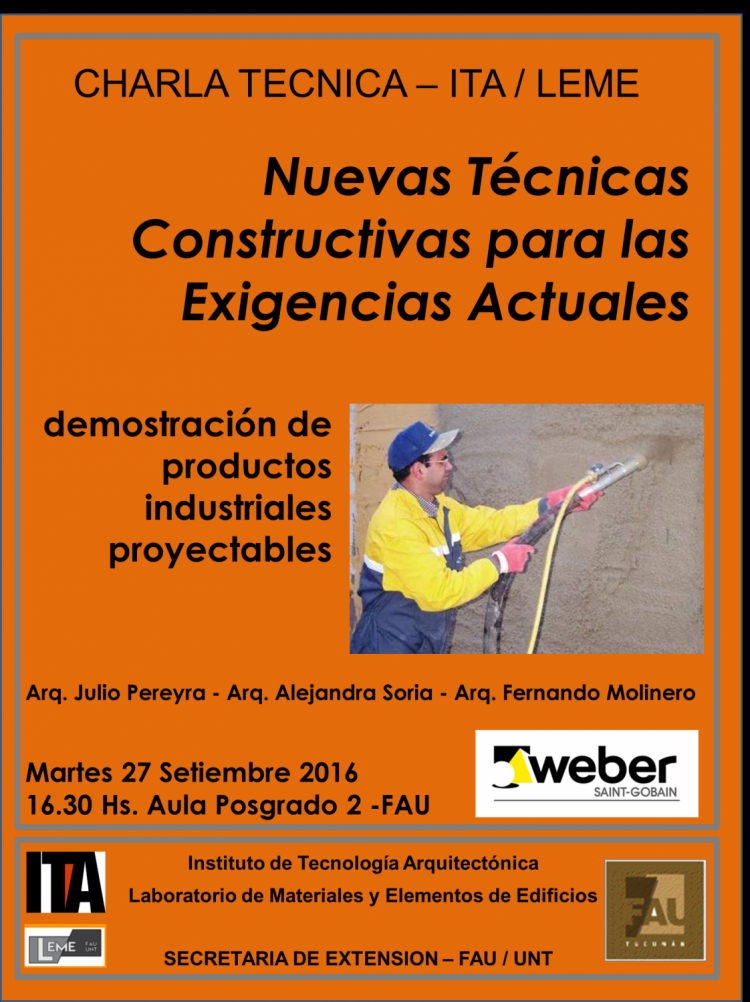 Charla Técnica: Nuevas técnicas constructivas para las exigencias actuales ITA_-_LEME